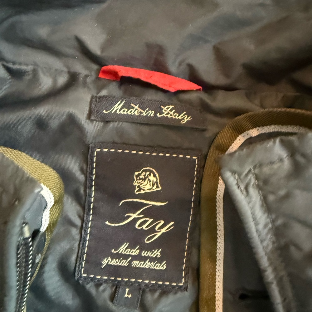 Fay Navy Bomber Jacket (Made in Italy) - Picture 2 of 5